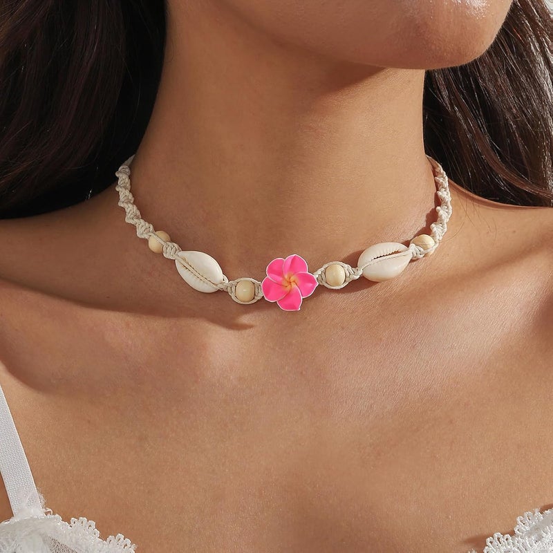 Nackiy Handmade Sea Shell Necklace for Women Summer Adjustable Natural Shell Collar Necklace - Image 2